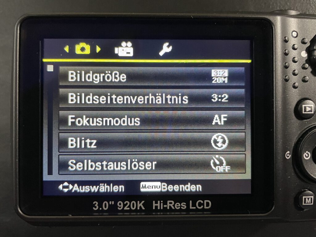 DC2000_Menü